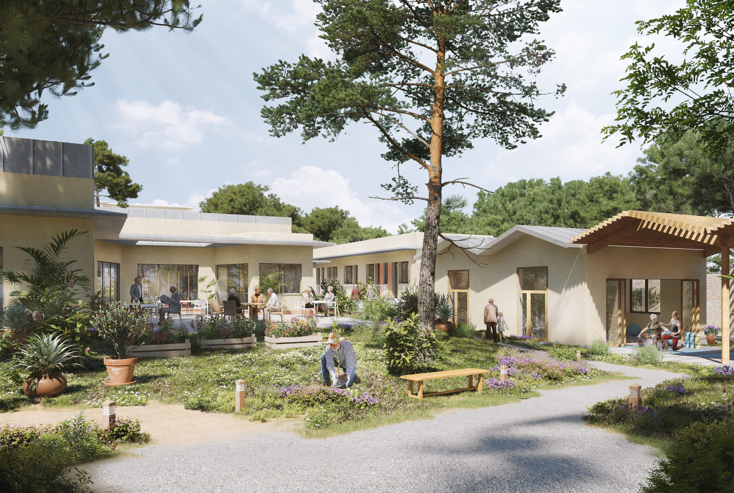 Cohousing Senior Jubilar Villa Rosita </br>Torrelodones Madrid</br>En proyecto
